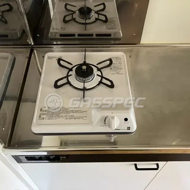交換後のビルトインガスコンロ（パロマ PD-100H-B）