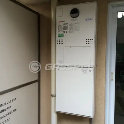 施工後の暖房熱源機（ノーリツ GTH-C2450AW3H BL）