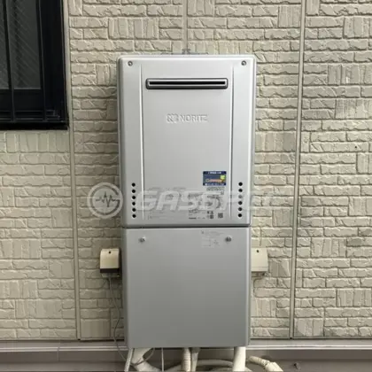 施工後の給湯器（ノーリツ GT-C2472SAW-1 BL）