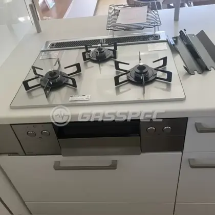 施工後のビルトインガスコンロ（ノーリツ N3WU5PWAP2STE）