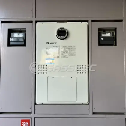 施工後の暖房熱源機（ノーリツ GTH-2454AW3H BL）