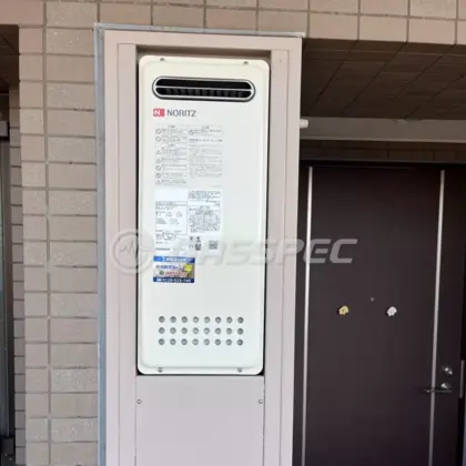 施工後の給湯器（ノーリツ GT-1653AWX-4 BL）