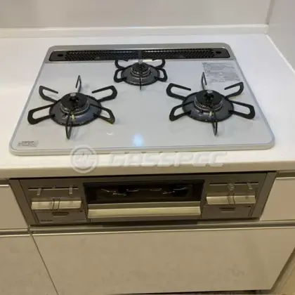 施工後のビルトインガスコンロ（パロマ PD-509WS-60CV）