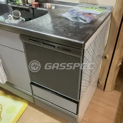施工後のビルトイン食洗機（パナソニック NP-45MS9S）