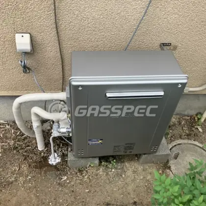 施工後の給湯器（ノーリツ GT-C2472SAR-1 BL）