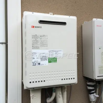施工後の給湯器（ノーリツ GT-2050SAWX-2 BL）