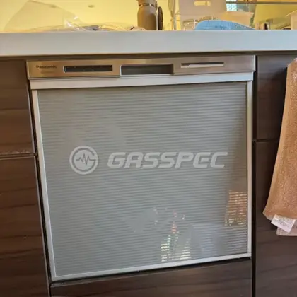 施工後のビルトイン食洗機（パナソニック NP-45MS9S）