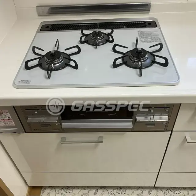 交換後のビルトインガスコンロ（パロマ PD-509WS-60CV）