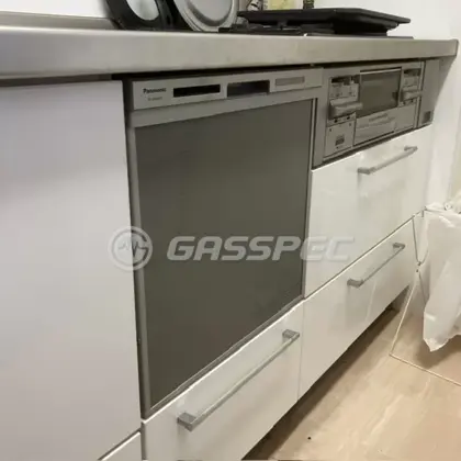 施工後のビルトイン食洗機（パナソニック NP-45MS9S）