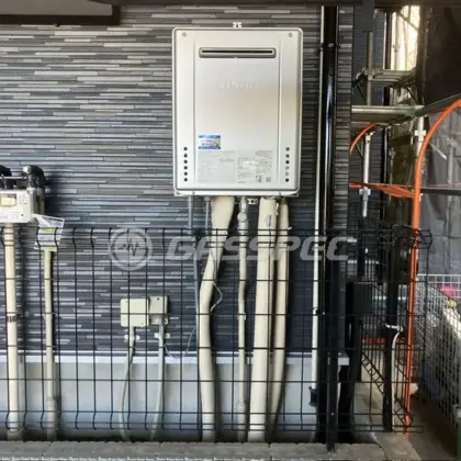 施工後の給湯器（ノーリツ GT-C2072SAW BL）