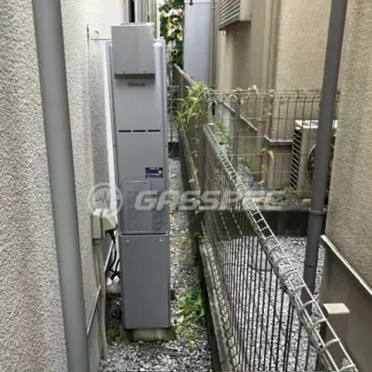 施工後の暖房熱源機（リンナイ RUFH-SE2408AW2-3）