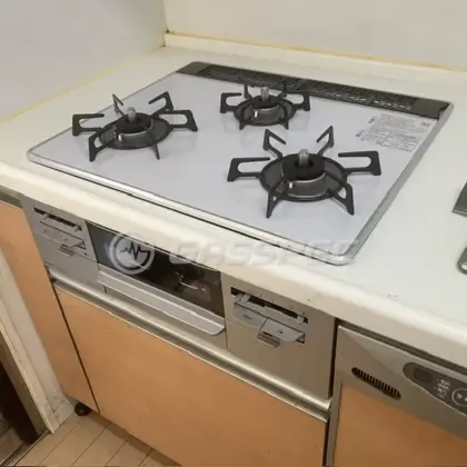 施工後のビルトインガスコンロ（リンナイ RS31AW36P49R7VW）