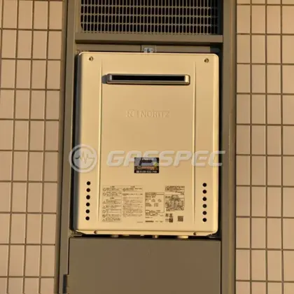 施工後の給湯器（ノーリツ GT-1670SAW-1 BL）