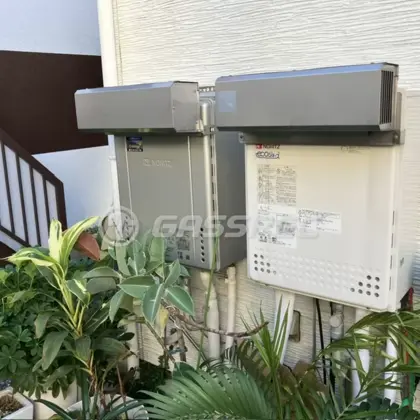 施工後の給湯器（ノーリツ GT-C2472SAW-1 BL）