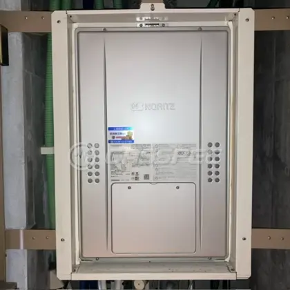 施工後の暖房熱源機（ノーリツ GTH-C2471AW6H-H BL）