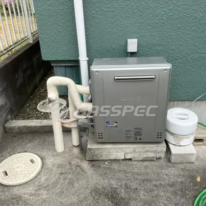 施工後の給湯器（ノーリツ GT-C2072SAR-1 BL）