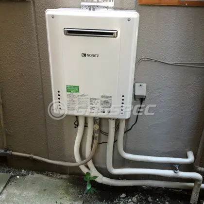 施工後の給湯器（ノーリツ GT-2060SAWX BL）