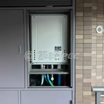 施工後の給湯器（ノーリツ GT-2470SAW-H-1 BL）