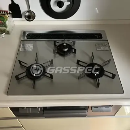 施工後のビルトインガスコンロ（ノーリツ N3WV6RWAP2SIC）