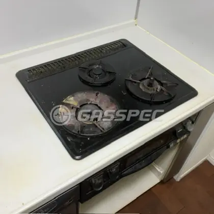 施工前のビルトインガスコンロ（BGC63-3PBHK）