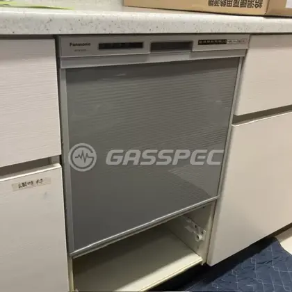 施工後のビルトイン食洗機（パナソニック NP-45RS9S）