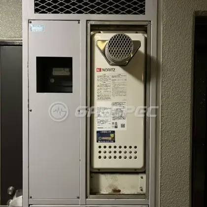 施工後の給湯器（ノーリツ GT-2053SAWX-T-4 BL）