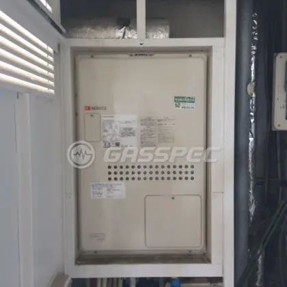 施工後の暖房熱源機（ノーリツ GTH-2444AWX3H-H-1 BL）