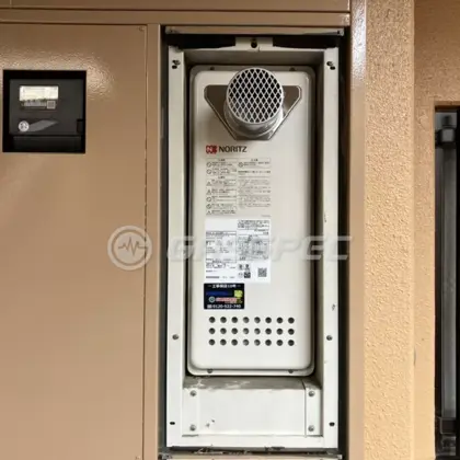 施工後の給湯器（ノーリツ GT-2053SAWX-T-4 BL）