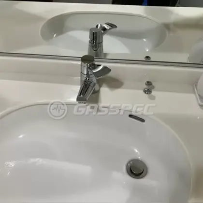 施工後の水栓・蛇口（パナソニック CQ123DZ）