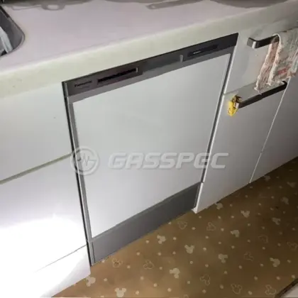 施工後のビルトイン食洗機（パナソニック NP-45MD9S）