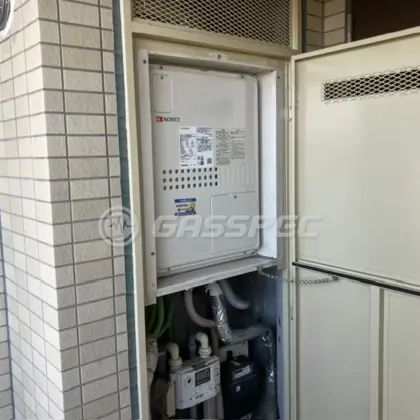 施工後の暖房熱源機（ノーリツ GTH-2445AWX3H-H-1 BL）