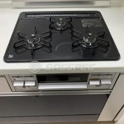 施工後のビルトインガスコンロ（パロマ PD-N36AS）