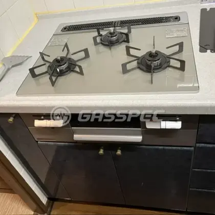 施工後のビルトインガスコンロ（ノーリツ N3WV6RWTP2SI）