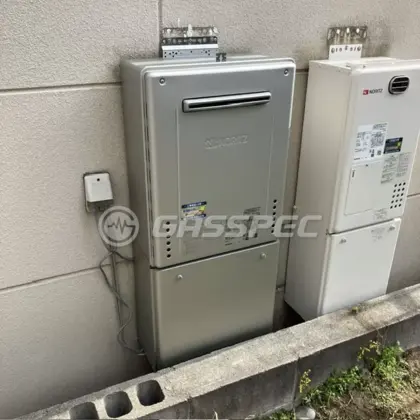 施工後の給湯器（ノーリツ GT-C2472SAW-1 BL）