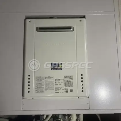 施工後の給湯器（ノーリツ GT-2070SAW-1 BL）