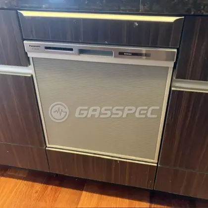 施工後のビルトイン食洗機（パナソニック NP-45MS9S）