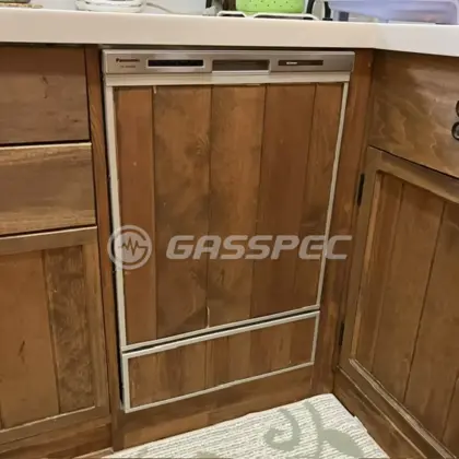施工後のビルトイン食洗機（パナソニック NP-45MD9S）