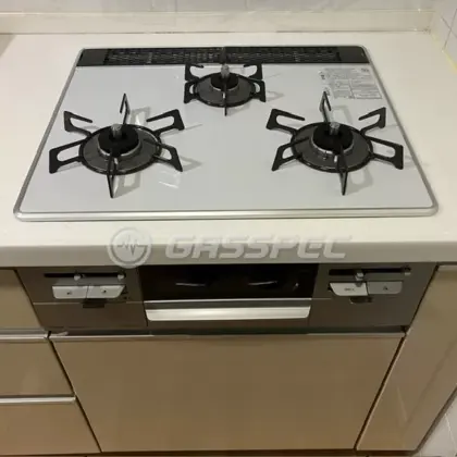 施工後のビルトインガスコンロ（リンナイ RS31AW36P49R7VW）