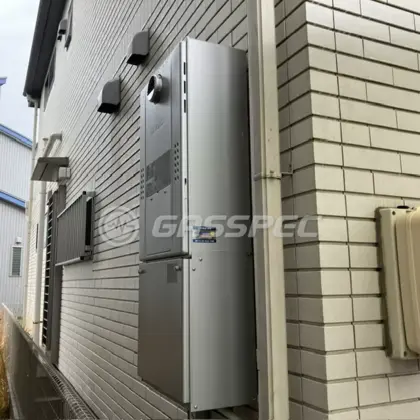 施工後の暖房熱源機（ノーリツ GTH-C2470SAW BL）