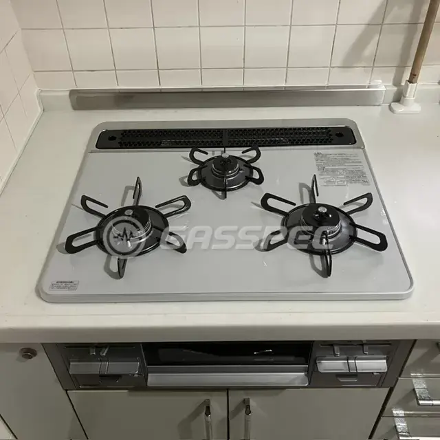 交換後のビルトインガスコンロ（パロマ PD-509WS-60CV）
