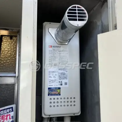 施工後の給湯器（ノーリツ GT-1653SAWX-T-4 BL）