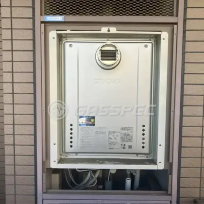 施工後の給湯器（ノーリツ GT-C2472AW-T-1 BL）