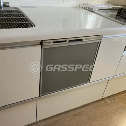 施工後のビルトイン食洗機（パナソニック NP-45MS9S）