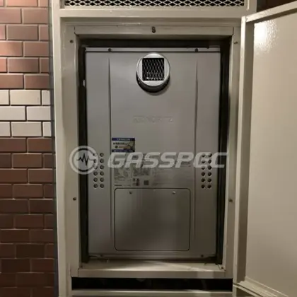 施工後の暖房熱源機（ノーリツ GTH-C2470AW3H-T BL）