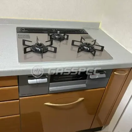 施工後のビルトインガスコンロ（ノーリツ N3WV6RWAP3SIC）