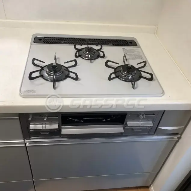 交換後のビルトインガスコンロ（パロマ PD-509WS-60CV）