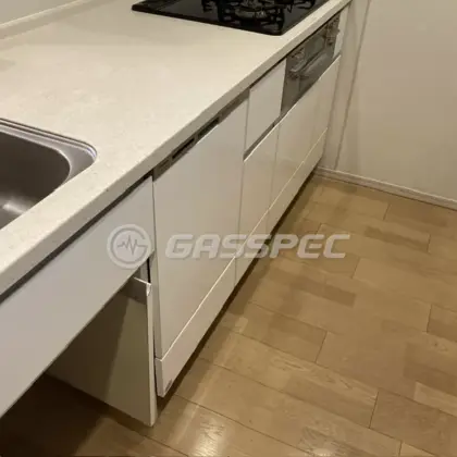 施工後のビルトイン食洗機（パナソニック NP-45MD9W）