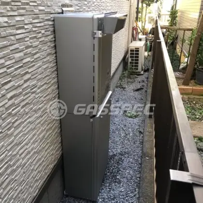 施工後の給湯器（ノーリツ GT-C2472SAW-1 BL）