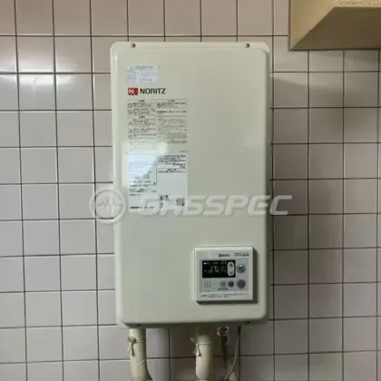 施工後の給湯器（ノーリツ GQ-1637WS-FFB）