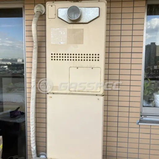交換前の給湯器（ノーリツ GTH-2433AWXH-T）